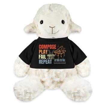 Piano Player Routine - MiniFeet® Sheep Annika - black - Front