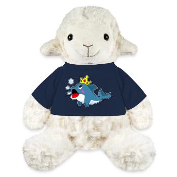 Couronne de dauphin - Mouton en peluche Annika MiniFeet® - bleu marine - Devant