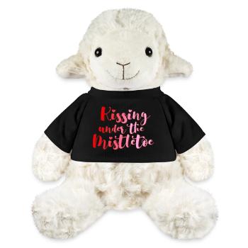 S’embrasser sous le gui Noël romance Noël - Mouton en peluche Annika MiniFeet® - noir - Devant