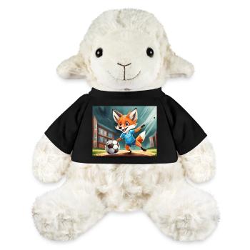 mignon petit renard démon vie quotidienne - football - Mouton en peluche Annika MiniFeet® - noir - Devant
