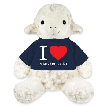 I LOVE MAGYARORSZAG Hungary Ungarn - MiniFeet® Schaf Annika - French Navy - Vorne