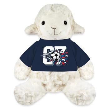 Tendance virale de la 67 Football Six Sept Gen Alpha - Mouton en peluche Annika MiniFeet® - bleu marine - Devant