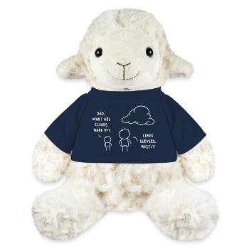 Linux Server Cloud Computing : Drôle de remarque - Mouton en peluche Annika MiniFeet® - bleu marine - Devant