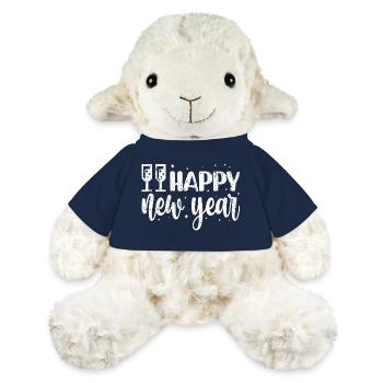 Scénario festif du Nouvel An & Flocons de neige - Mouton en peluche Annika MiniFeet® - bleu marine - Devant