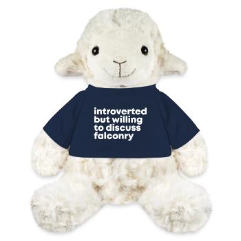 fauconnerie - Mouton en peluche Annika MiniFeet® - bleu marine - Devant