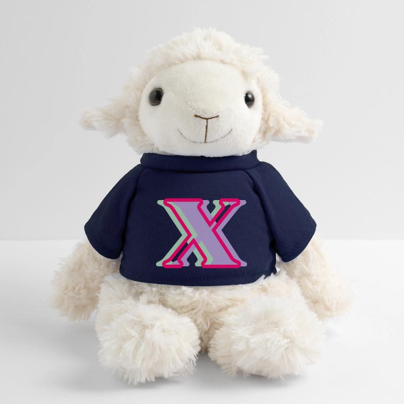 Multicolored letter x MiniFeet® Sheep Annika