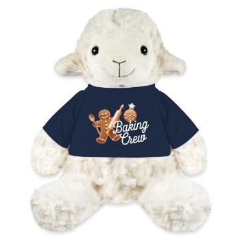 Baking Crew Gingerbread Man Cuisson de Noël - Mouton en peluche Annika MiniFeet® - bleu marine - Devant