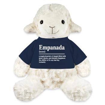 Empanada Queen Funny Food Amérique latine - Mouton en peluche Annika MiniFeet® - bleu marine - Devant