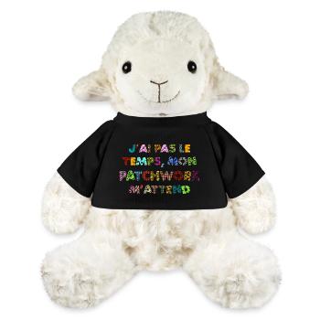 Patchwork: Keine Zeit, mein Patchwork wartet auf mich - MiniFeet® Schaf Annika - Schwarz - Vorne