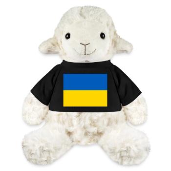 Drapeau de l’Ukraine - Mouton en peluche Annika MiniFeet® - noir - Devant