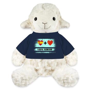 L’Espagne et la Chine font preuve de génie à 100% - Mouton en peluche Annika MiniFeet® - bleu marine - Devant