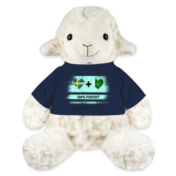 Pakistan et Suède 100% Parfait / Cadeau - Mouton en peluche Annika MiniFeet® - bleu marine - Devant