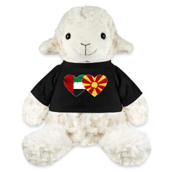 Vereinigte Arabische Emirate Mazedonien Flagge - MiniFeet® Schaf Annika - Schwarz - Vorne