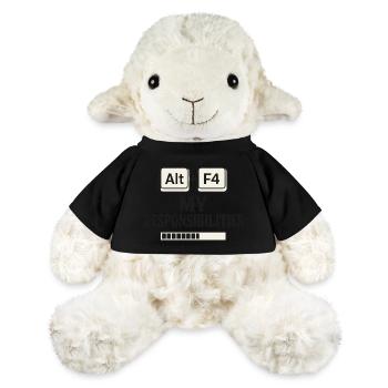 Alt F4 My Responsibilities Art - MiniFeet® Sheep Annika - black - Front