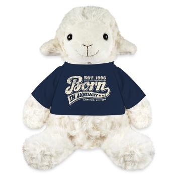 Born in January 1996 - Birthday - Gift - MiniFeet® Sheep Annika - french navy - Front