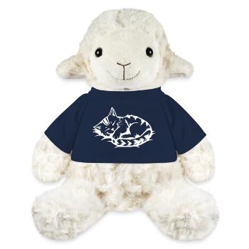 Sleeping Cat White - MiniFeet® Sheep Annika - french navy - Front