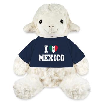 Mexique - Mouton en peluche Annika MiniFeet® - bleu marine - Devant