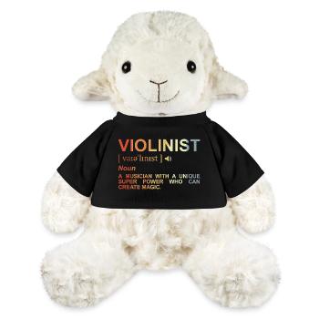 Violinist Bedeutung - MiniFeet® Schaf Annika - Schwarz - Vorne