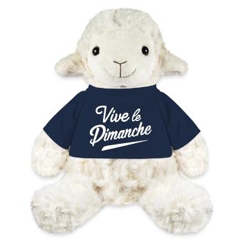 Vive le dimanche - Mouton en peluche Annika MiniFeet® - bleu marine - Devant