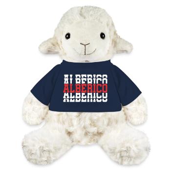 Alberico t-shirt gift t-shirt stacked text - MiniFeet® Sheep Annika - french navy - Front