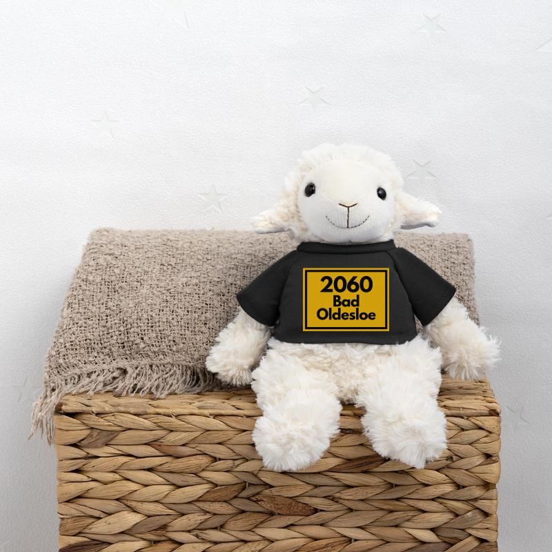 Town sign - then old zip code 2060 BAD OLDESLOE MiniFeet® Sheep Annika