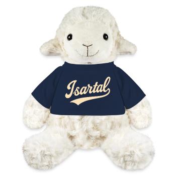 Lettrage de la vallée de l’Isar - Mouton en peluche Annika MiniFeet® - bleu marine - Devant