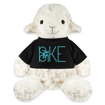 Teal Bicycle Lines Minimal Art - MiniFeet® Sheep Annika - black - Front