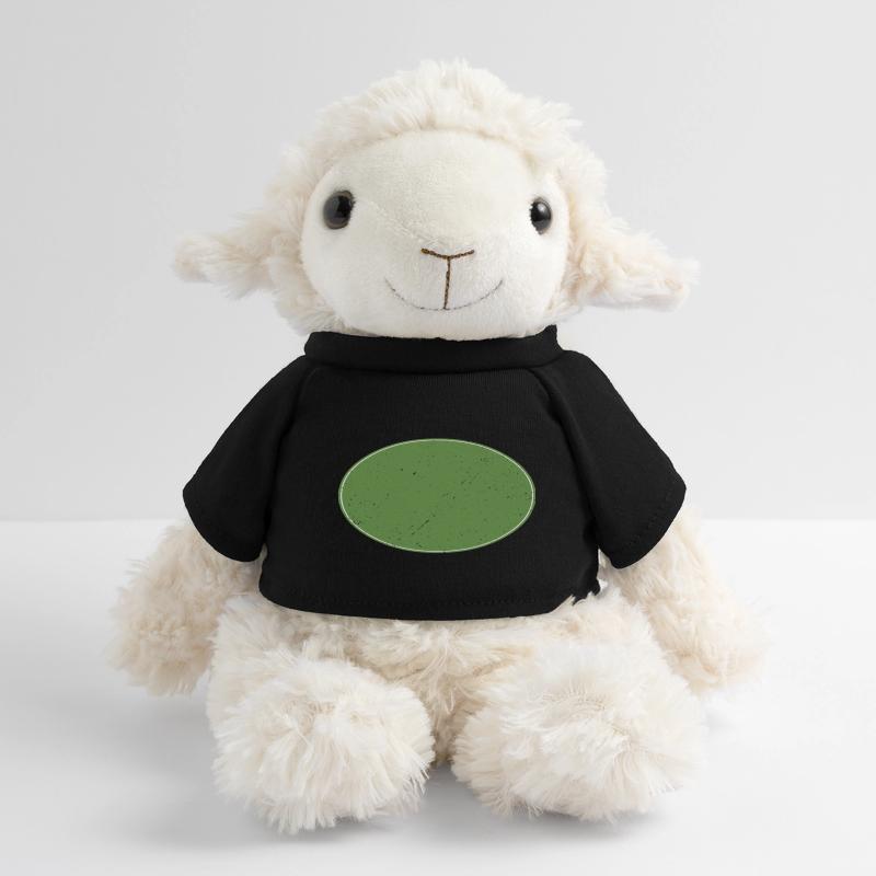 Fond ovale vert sale Mouton en peluche Annika MiniFeet®