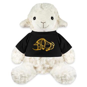 Glyphe "Nashorn" - MiniFeet® Schaf Annika - Schwarz - Vorne