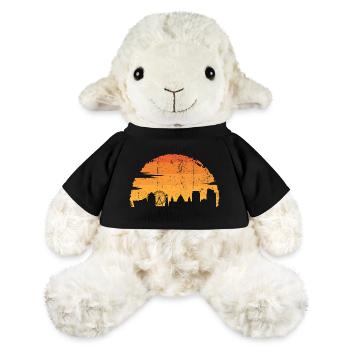 Sunset Skyline Silhouette - MiniFeet® Sheep Annika - black - Front