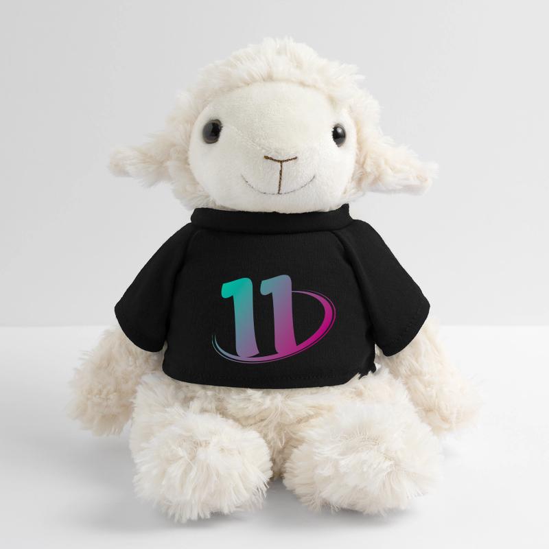 Numéro 11 multicolore Mouton en peluche Annika MiniFeet®