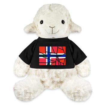 Norvège Norvège - Mouton en peluche Annika MiniFeet® - noir - Devant
