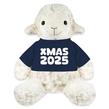 XMAS 2025 Schriftzug - MiniFeet® Schaf Annika - French Navy - Vorne