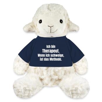 Ich bin Therapeut Schweigen ist Methode - MiniFeet® Schaf Annika - French Navy - Vorne