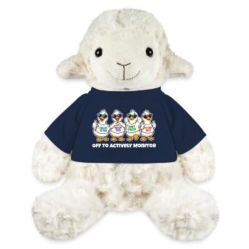 Lustige Motivations-Enten Actively Monitor - MiniFeet® Schaf Annika - French Navy - Vorne