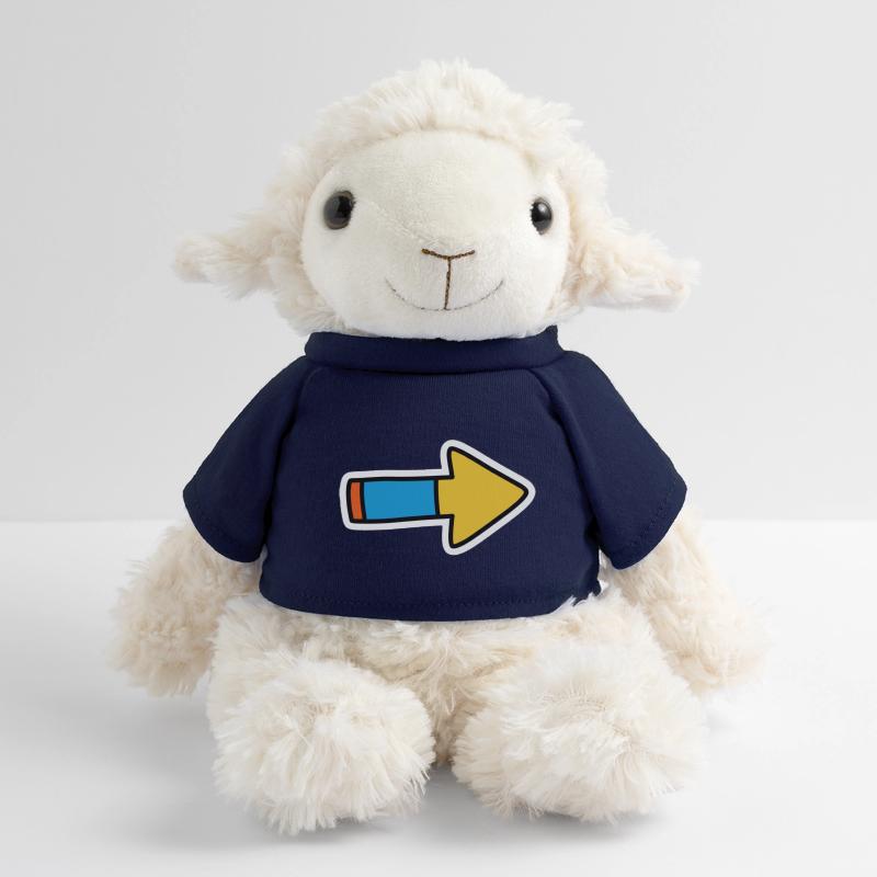 Flèche de bande dessinée Direction à droite Mouton en peluche Annika MiniFeet®