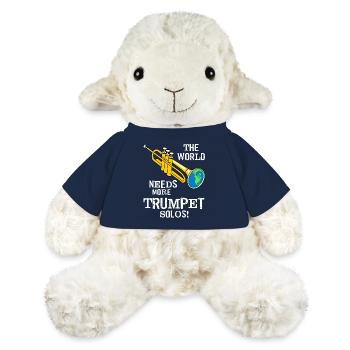Trumpet Solos White Text - MiniFeet® Sheep Annika - french navy - Front