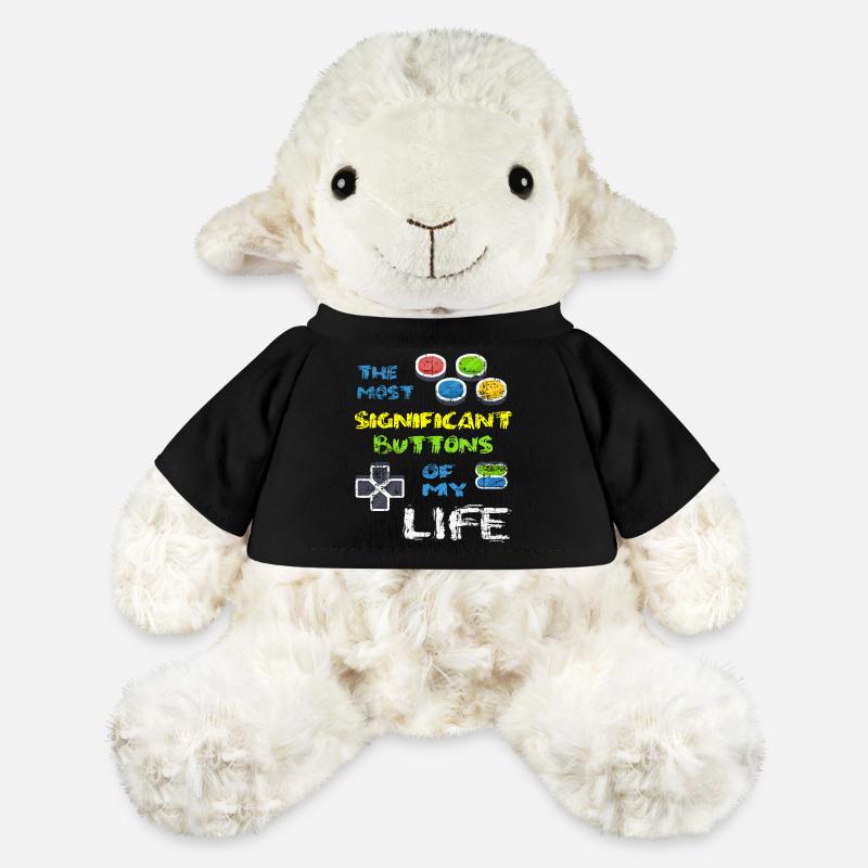 Videospiel Videogame Spielen Hobby Geschenk - MiniFeet® Schaf Annika - Schwarz