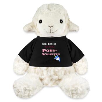 Das Leben ist kein Ponyschlecken pink - MiniFeet® Schaf Annika - Schwarz - Vorne