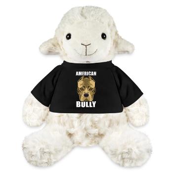 American Bully dog - MiniFeet® Sheep Annika - black - Front