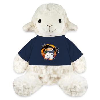 Jeu Penguin Gamer - Mouton en peluche Annika MiniFeet® - bleu marine - Devant