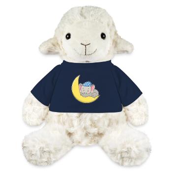 Lune éléphant - Mouton en peluche Annika MiniFeet® - bleu marine - Devant