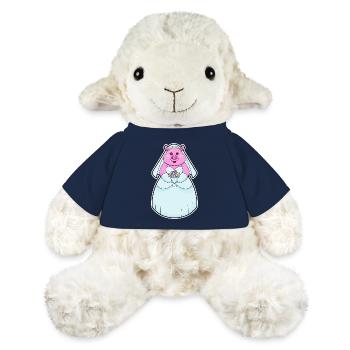 Schwein Braut Schleier Hochzeit - MiniFeet® Schaf Annika - French Navy - Vorne