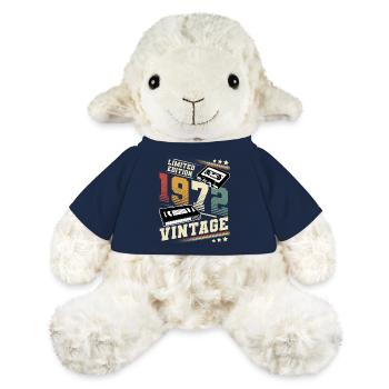 1972 Geburtsjahr Baujahr 50. Geburtstag vintage - MiniFeet® Schaf Annika - French Navy - Vorne