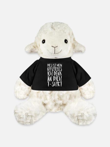 Ich denk an Dich Tshirt - MiniFeet® Schaf Annika - Schwarz