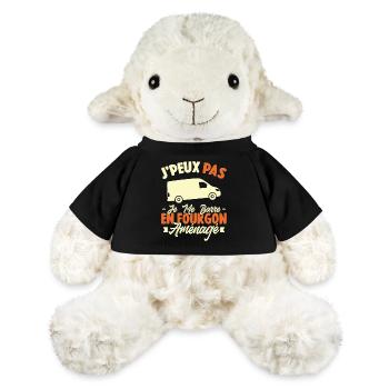 J'peux pas j'me barre en fourgon aménagé - Mouton en peluche Annika MiniFeet® - noir - Devant