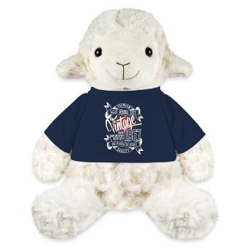 1967 Geboren Jahrgang Geburtstag Vintage - MiniFeet® Schaf Annika - French Navy - Vorne
