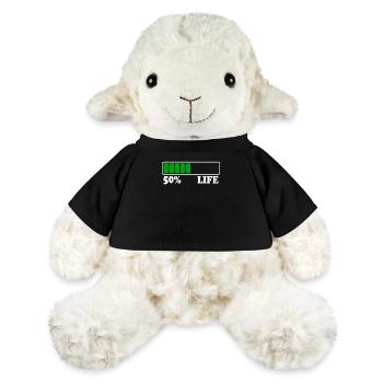 50e anniversaire 50% de vie 50 ans de vie Poutre de chargement - Mouton en peluche Annika MiniFeet® - noir - Devant