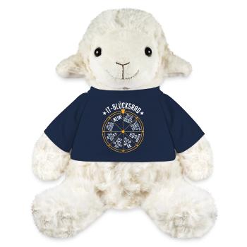 IT Support Glücksrad Service Desk IT Helpdesk Nerd - MiniFeet® Schaf Annika - French Navy - Vorne