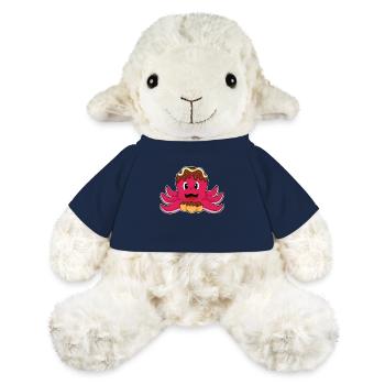 Pâtisserie de pieuvre - Mouton en peluche Annika MiniFeet® - bleu marine - Devant